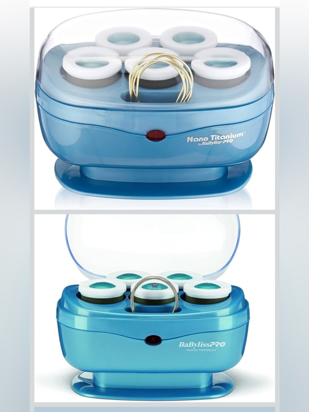 BaBylissPRO Blue Nano Titanium Hot Roller Set